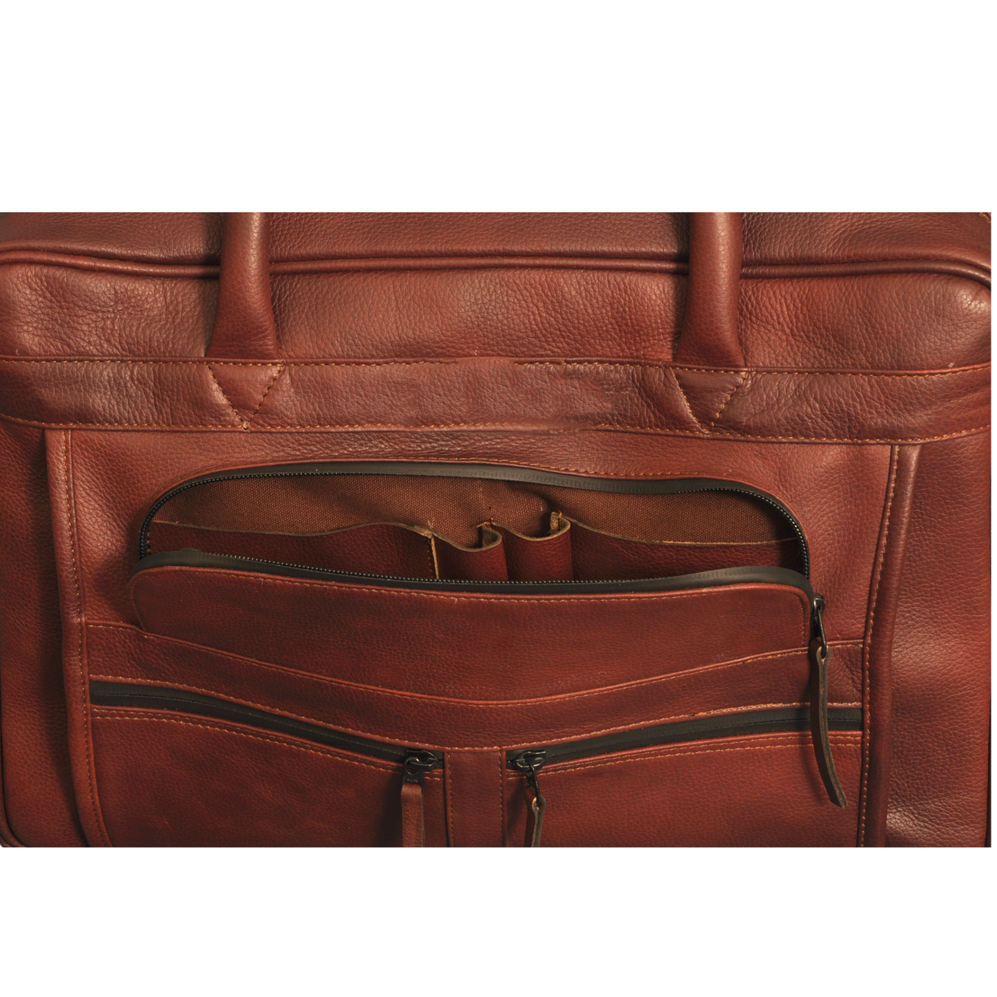 Louis Denis The Alpha Water-Proof 15" Laptop Full Grain leather Briefcase