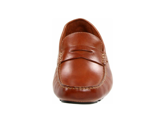 Louis Denis Premium Genuine Leather Men Leather Loafers (Tan).