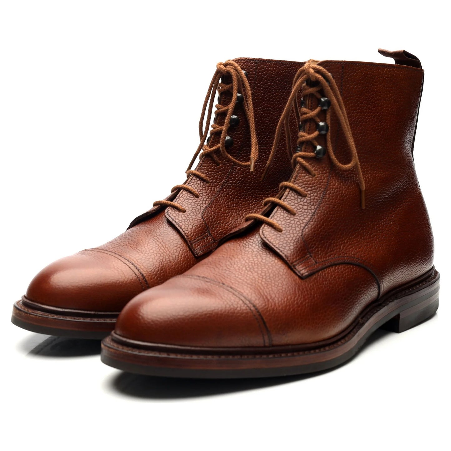 100% Hand Crafted Tan Brown Leather Boots