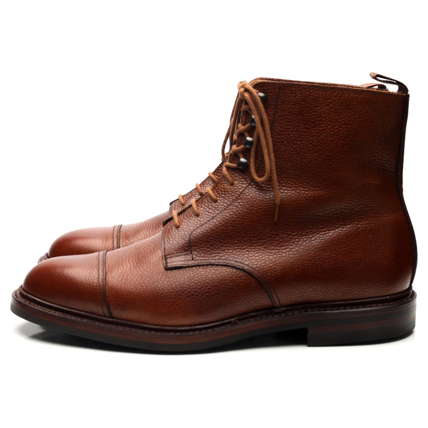 100% Hand Crafted Tan Brown Leather Boots