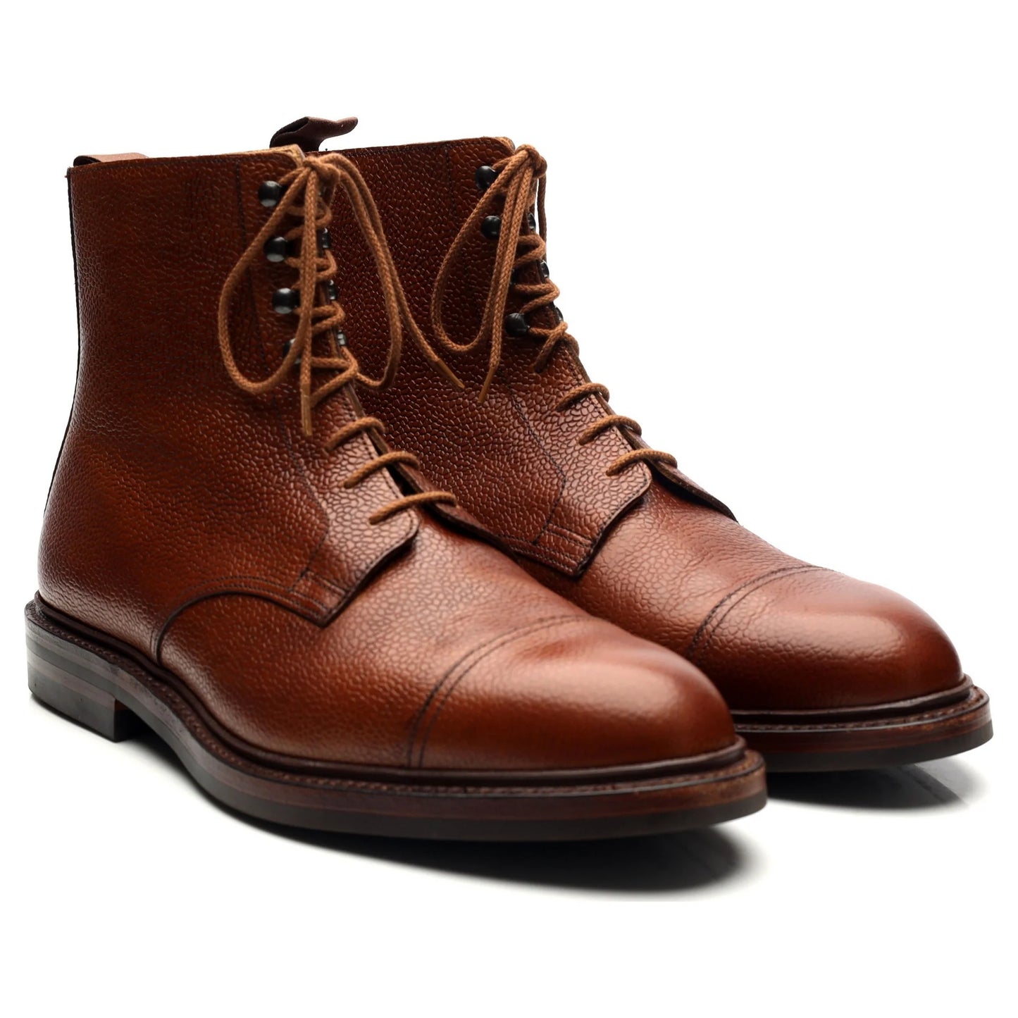 100% Hand Crafted Tan Brown Leather Boots