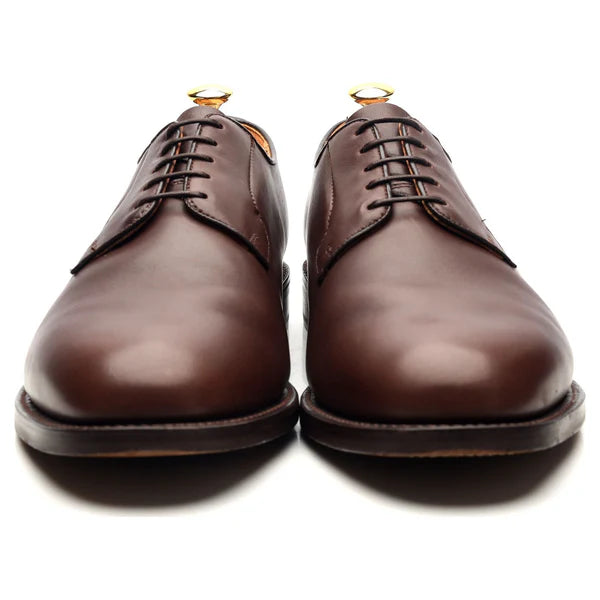 100% Hand Crafted Brown Leather Derby