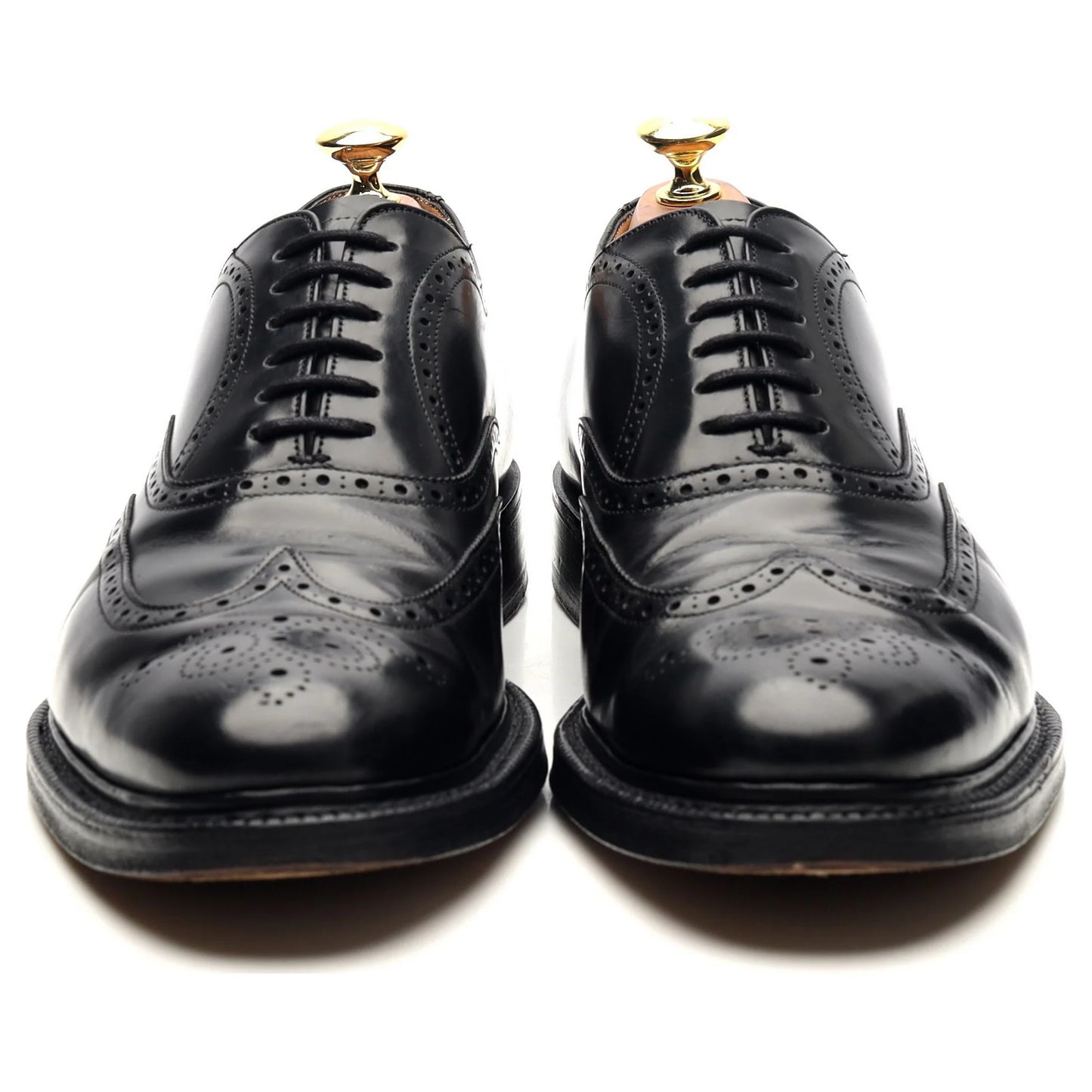 100% Hand Crafted Black Leather Oxford Brogues