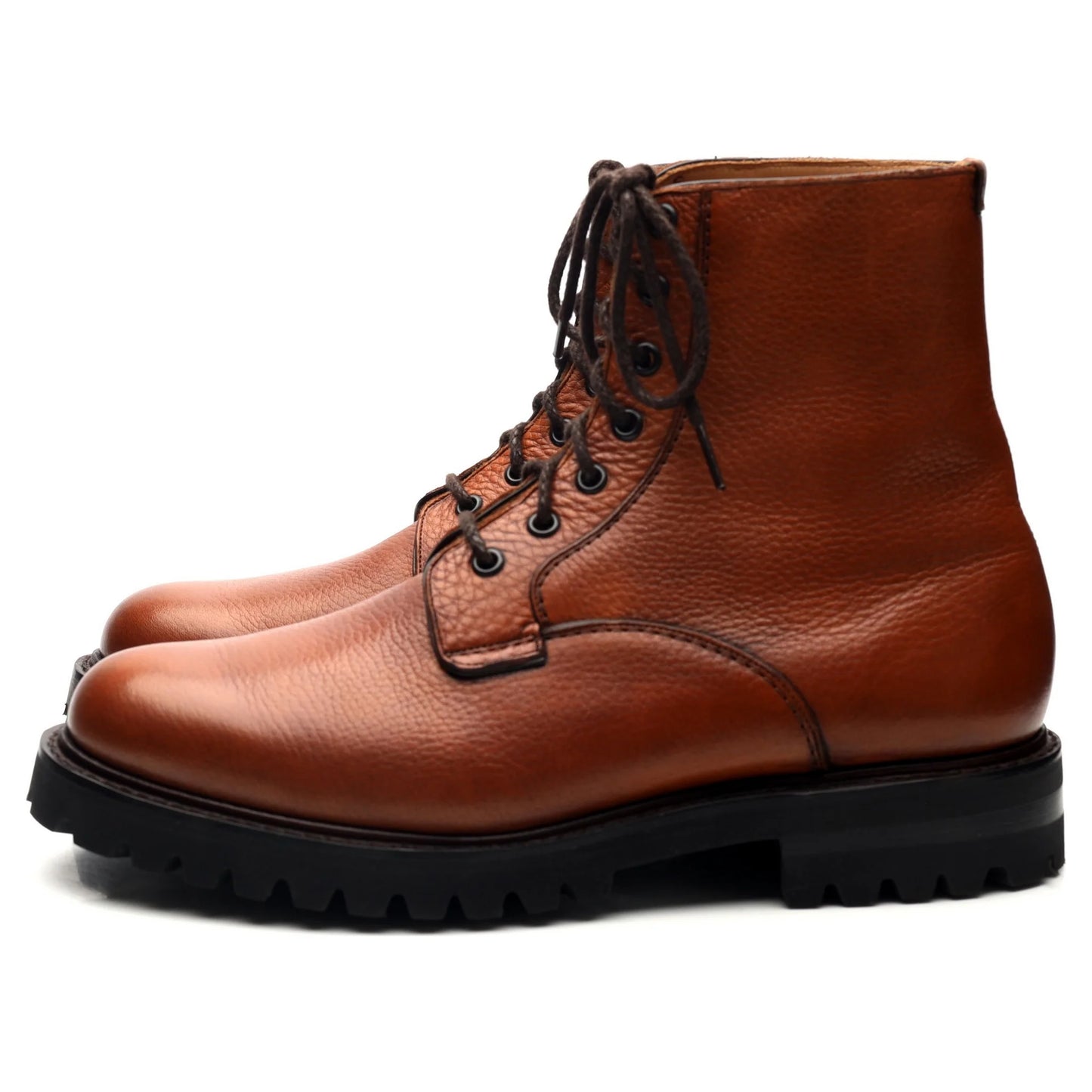 100% Hand Crafted Tan Brown Leather Boots