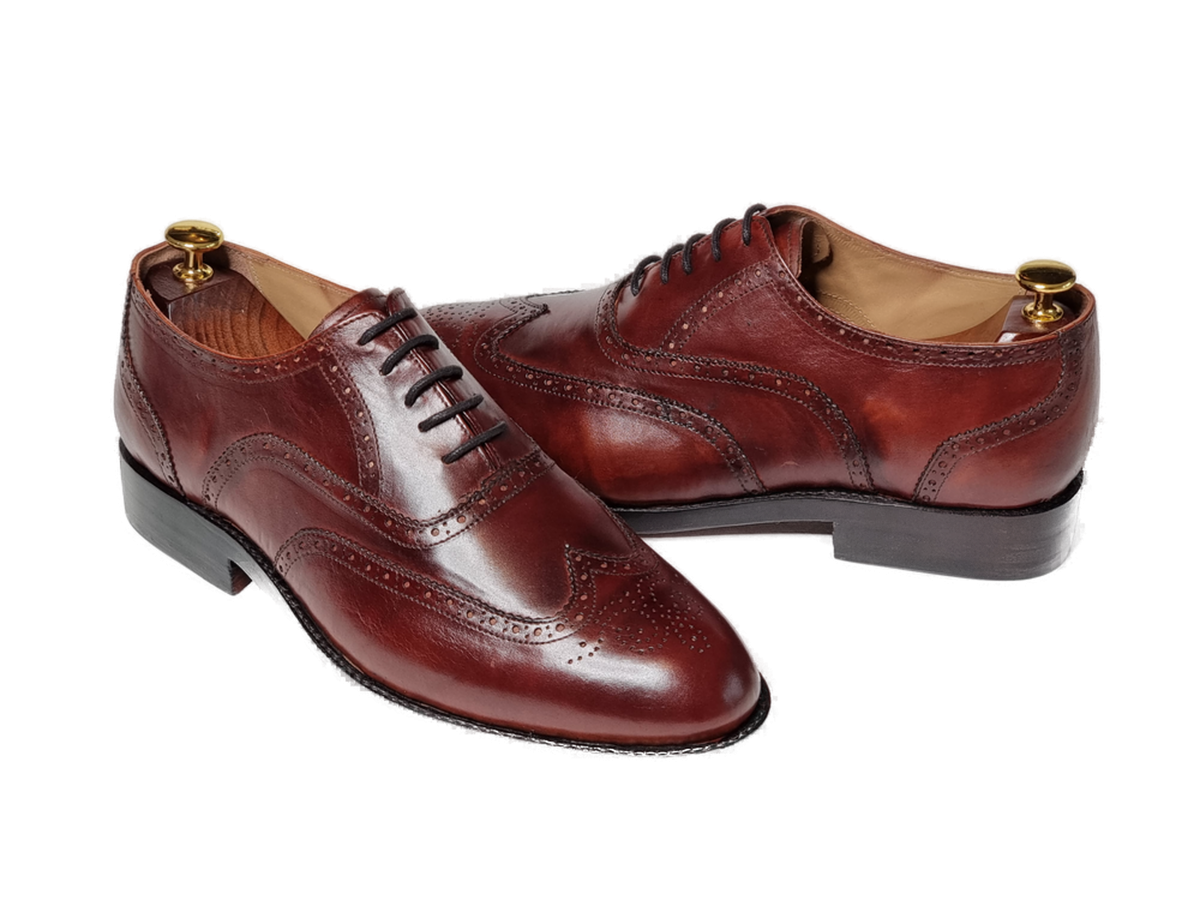 Hand Crafted Men’s Brown Oxford Shoes