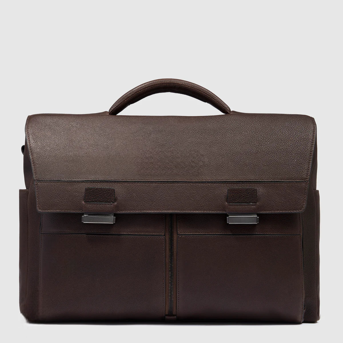 Louis Denis Choco Brown Leather Duffle Bag