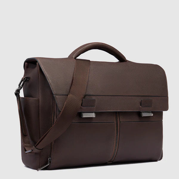 Louis Denis Choco Brown Leather Duffle Bag