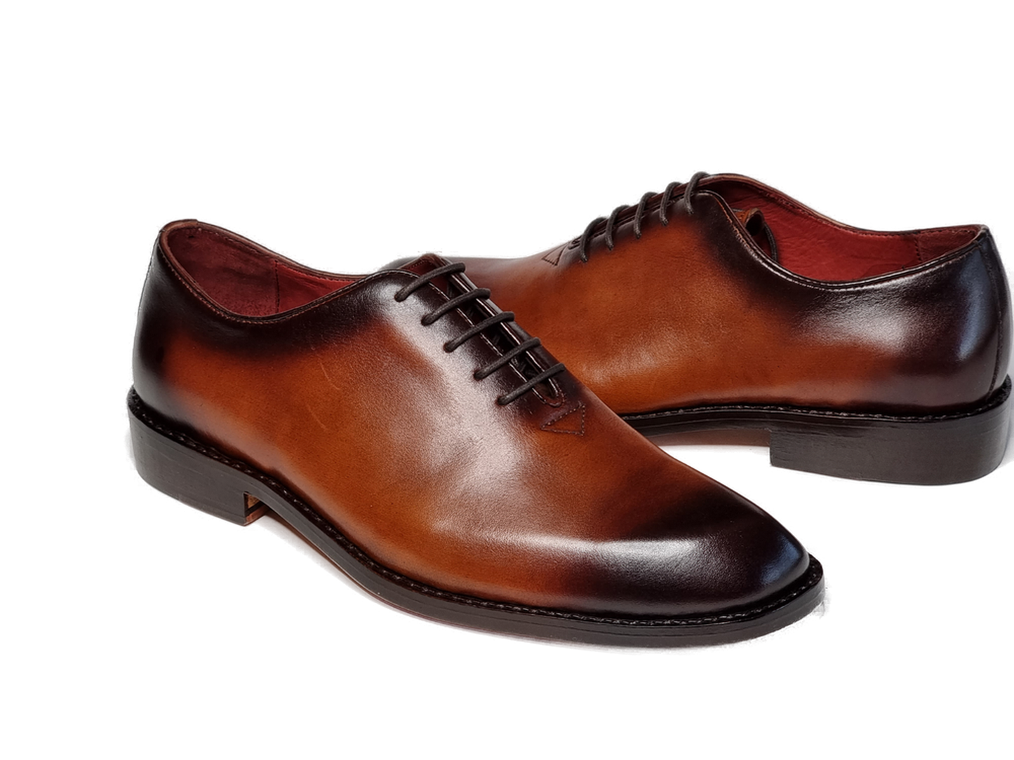 100% Hand Crafted Brown whole cut Oxford shoes