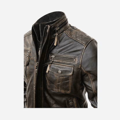 Premium Brown Leather Jacket