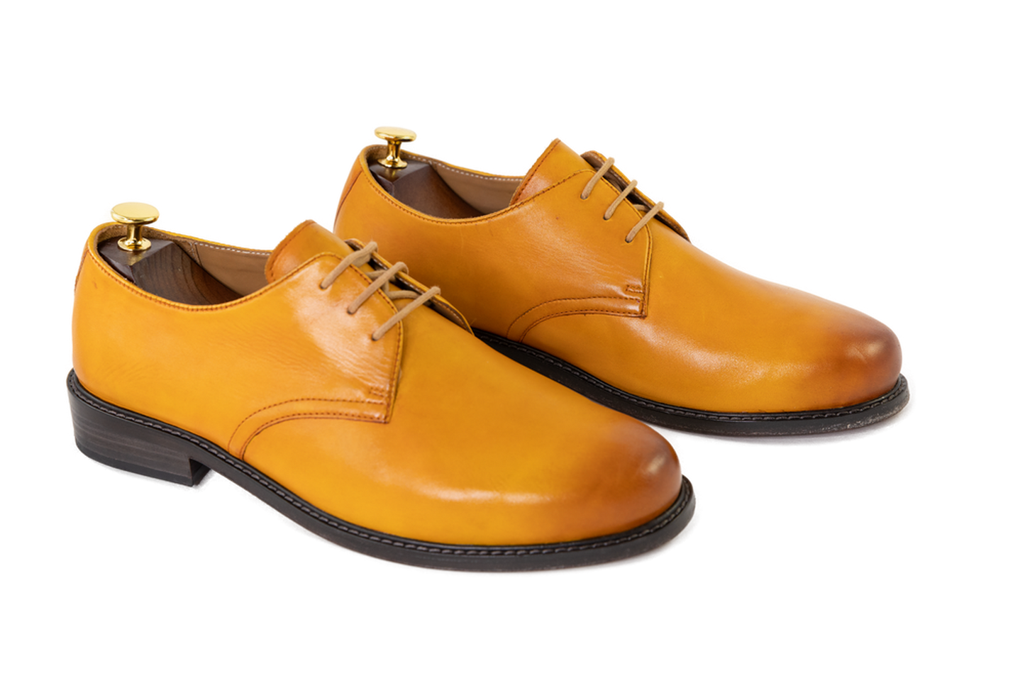 Tan Derby dress shoes