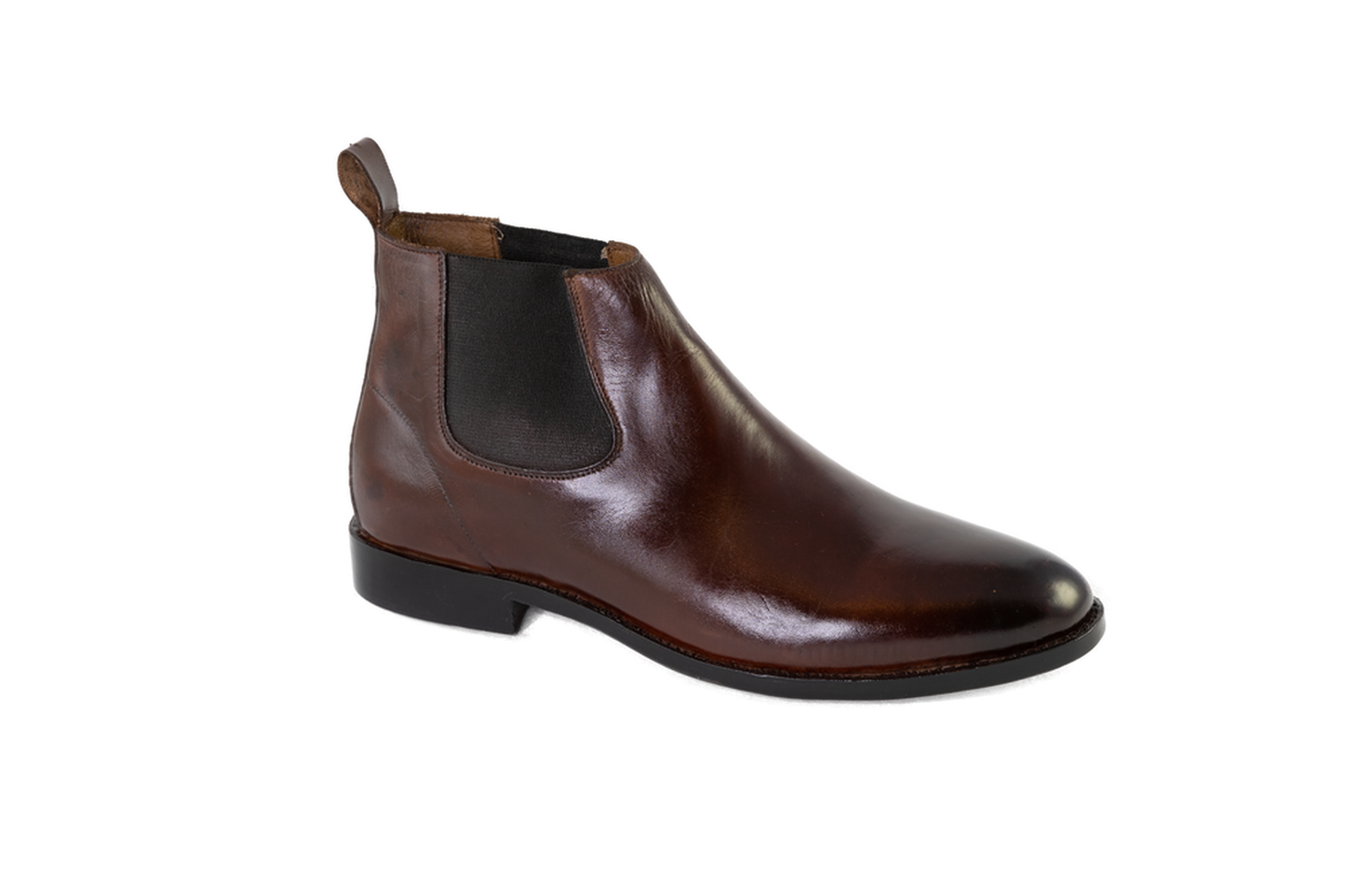 Hand Crafted Round Brown toe classic brown Chelsea