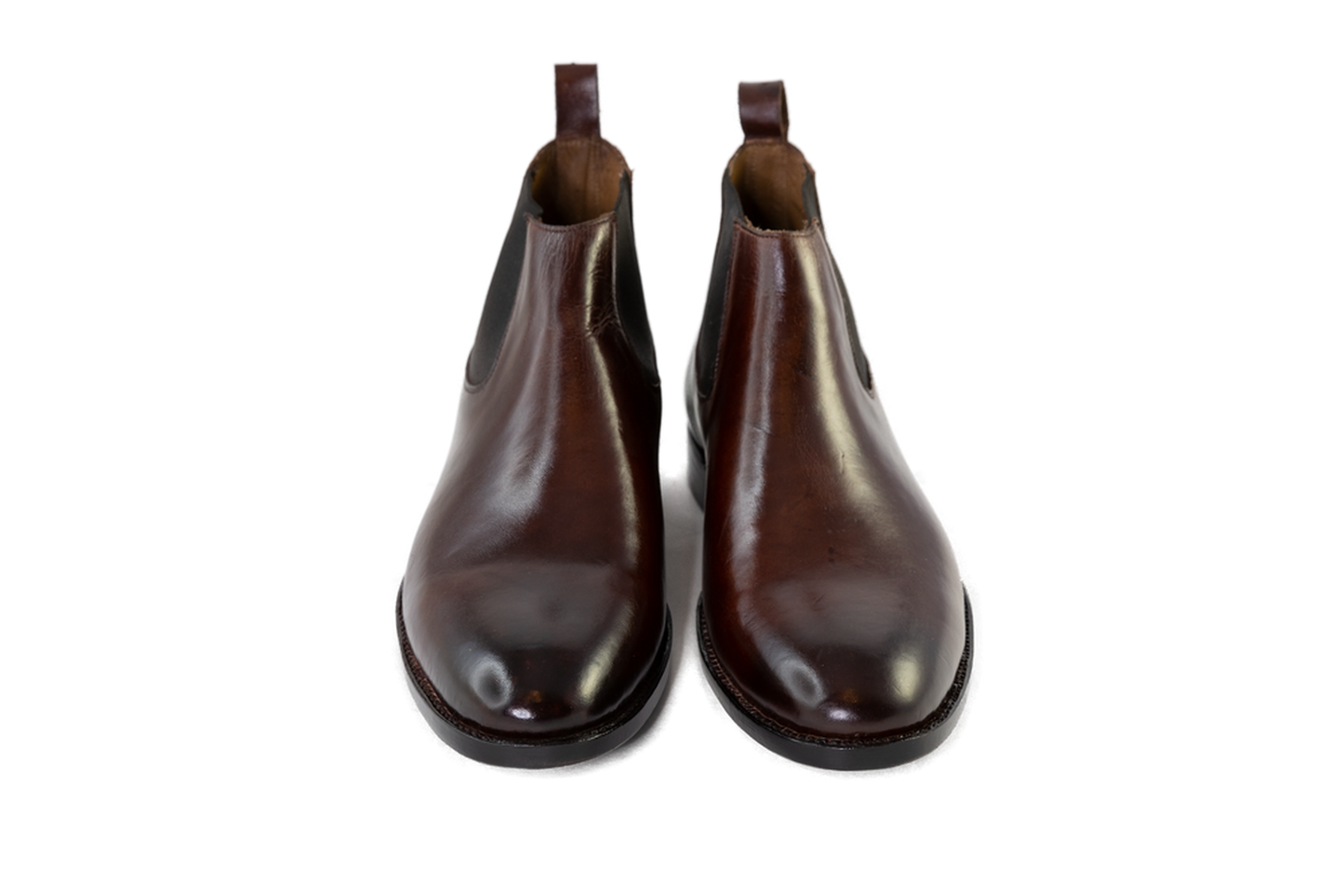 Hand Crafted Round Brown toe classic brown Chelsea