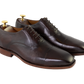 100% Hand Crafted  classic brown Oxford Shoes