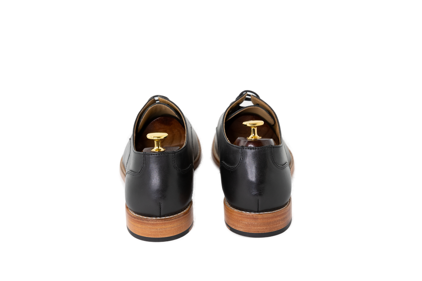 Hand Crafted Brown patina finish Derby shoes