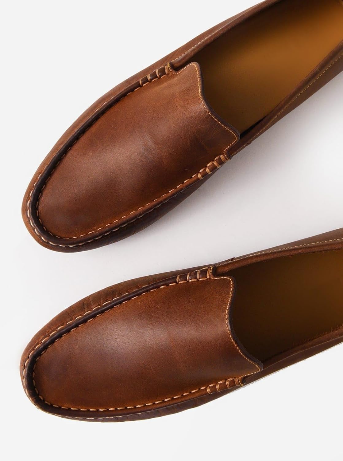 Louis Denis - Genuine Leather Men Leather Loafers.