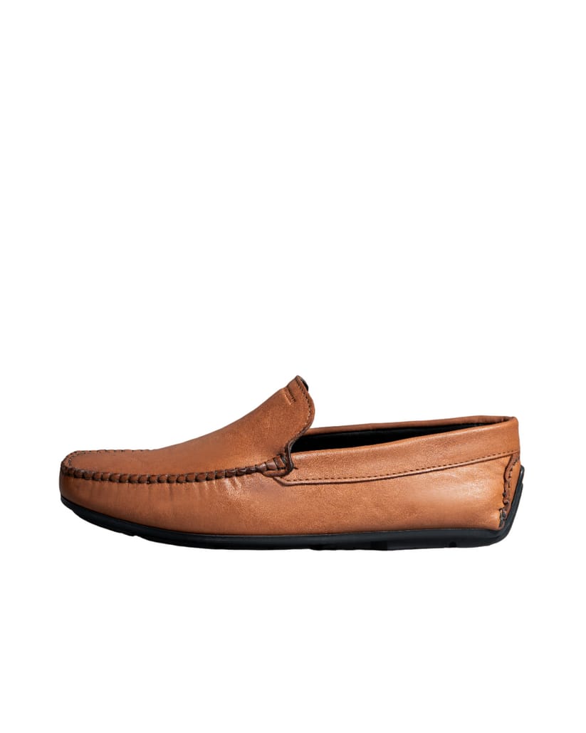 Louis Denis - Genuine Leather Men Leather Loafers.