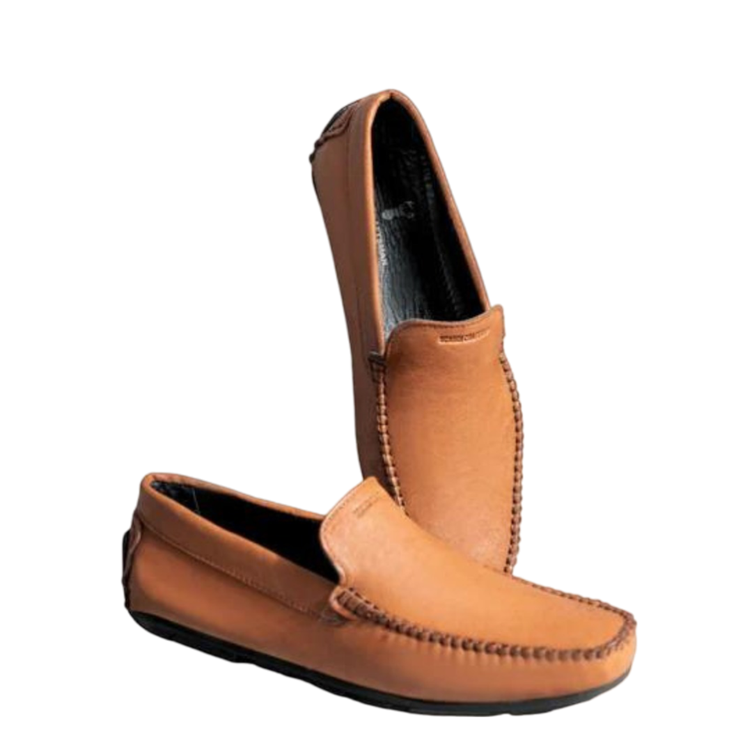 Louis Denis - Genuine Leather Men Leather Loafers.