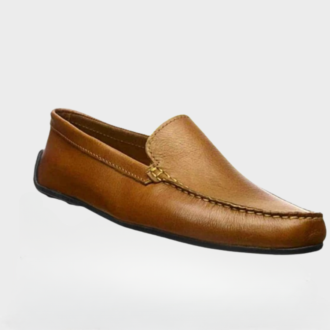 Louis Denis - Genuine Leather Men Leather Loafers.