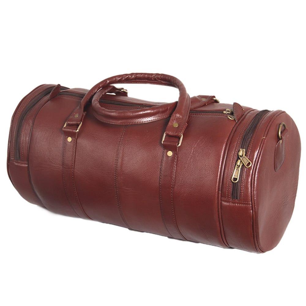 Louis Denis Leather Duffel Bag Men